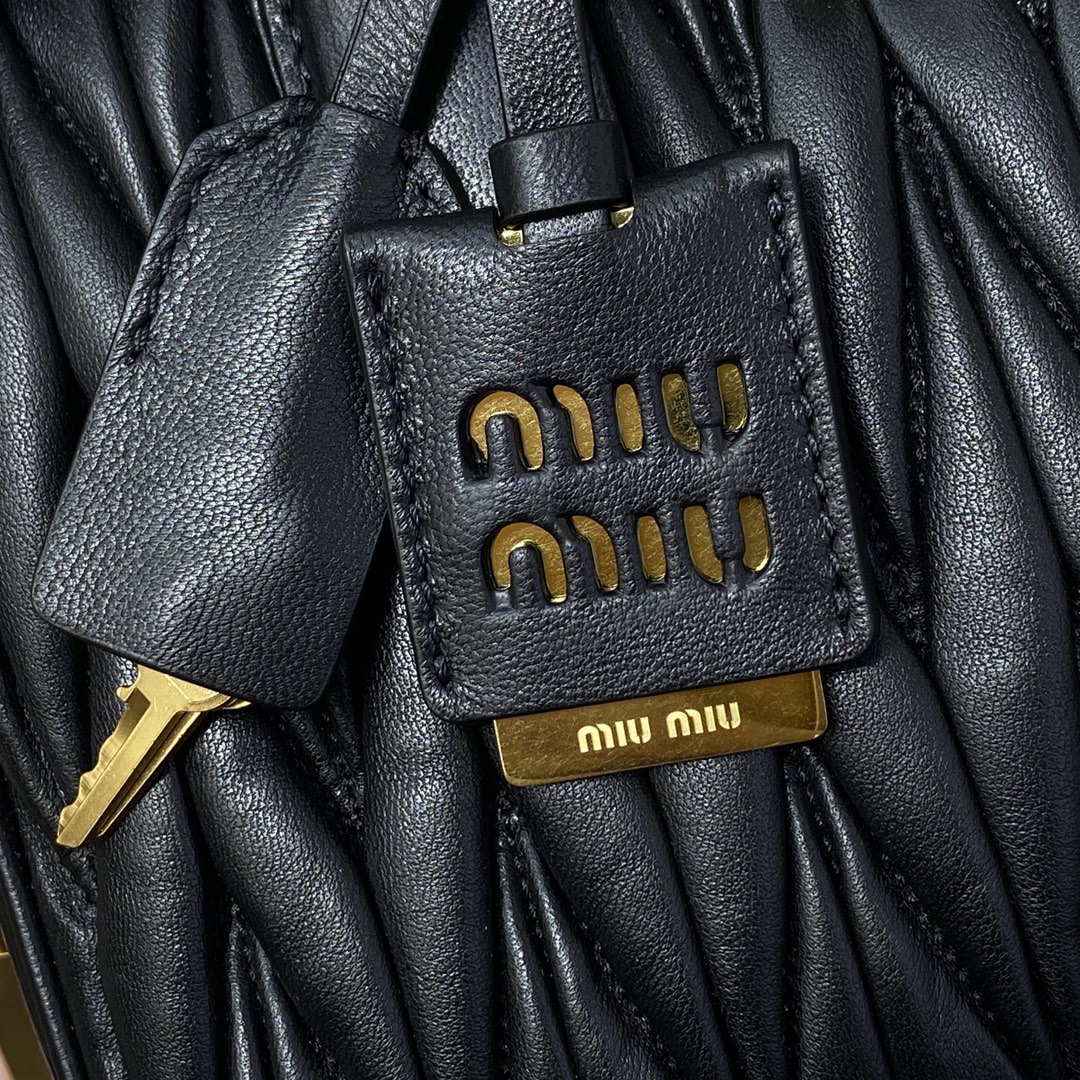 Miu Miu too etty bowling medium handbag 5BB124