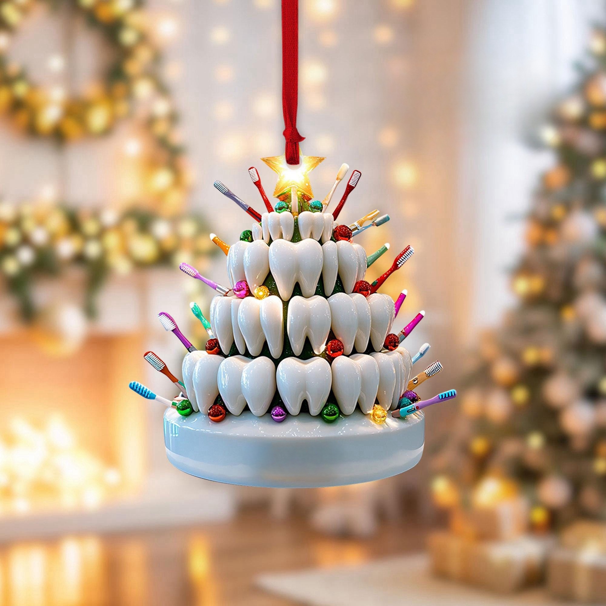 Shiny Teeth Ornament