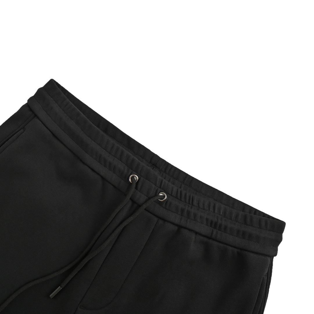Louis Vuitton 24Fw 3D colorblock embroidered logo velvet trousers