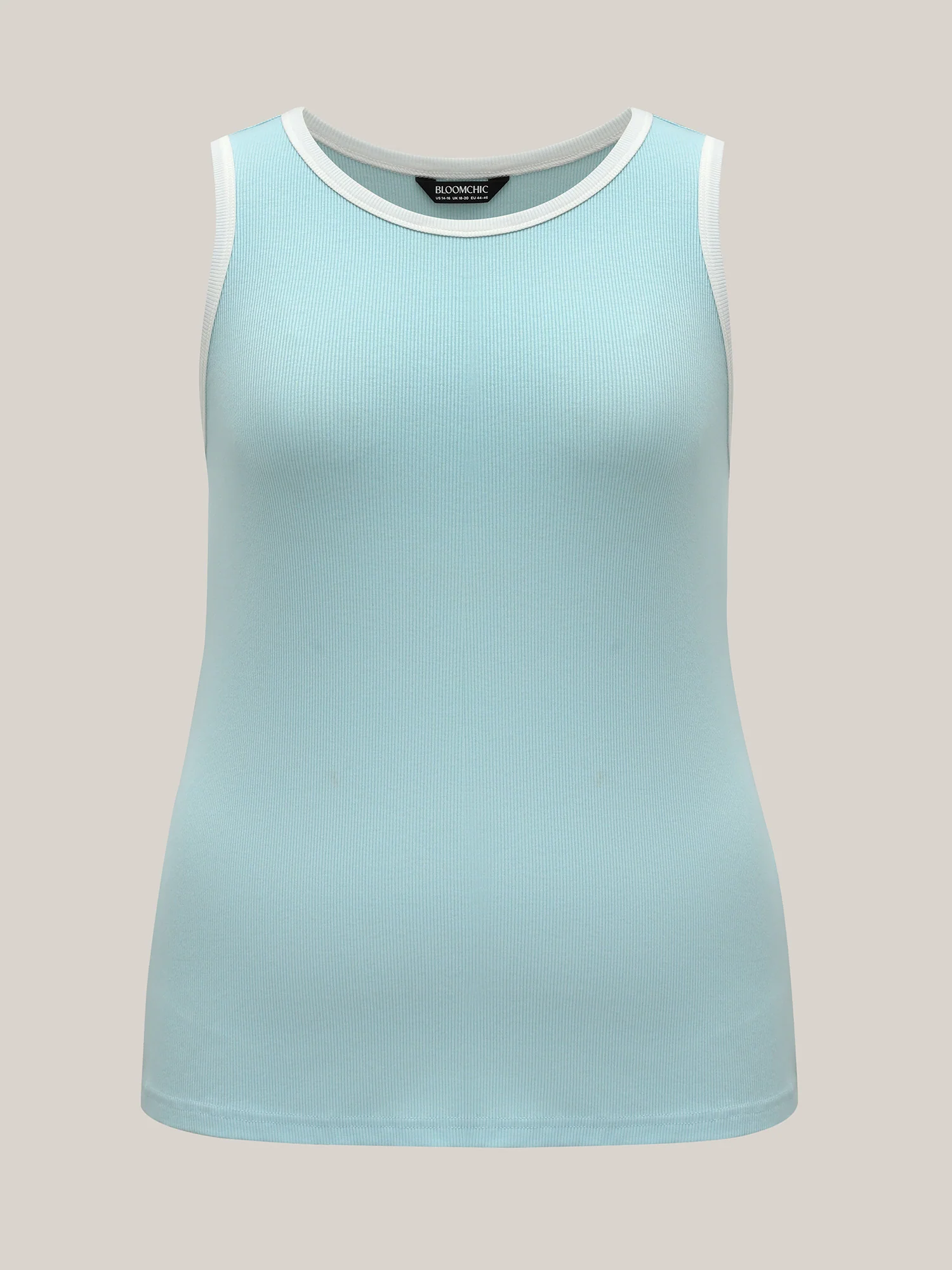 Supersoft Stretchy Color Contrast Tank Top