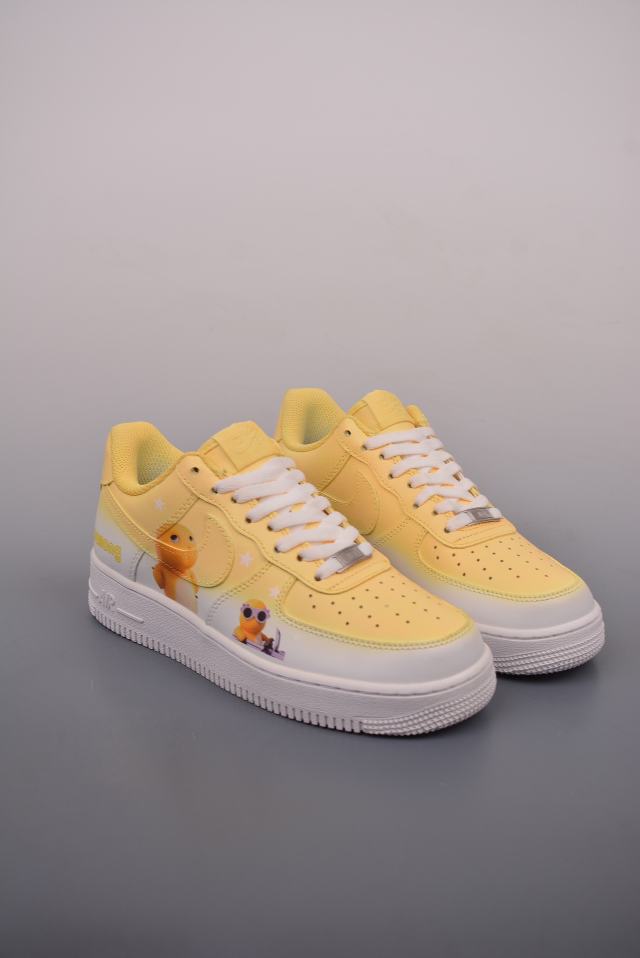 Nike Air Force 1 Low White and Yellow Little Dragon  BS8805-602