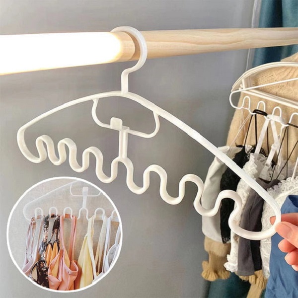 (🔥CHRISTMAS SALE 50% OFF)Creative Wave stackable hanger-BUY 2 SETS GET 1 SETS FREE NOW!