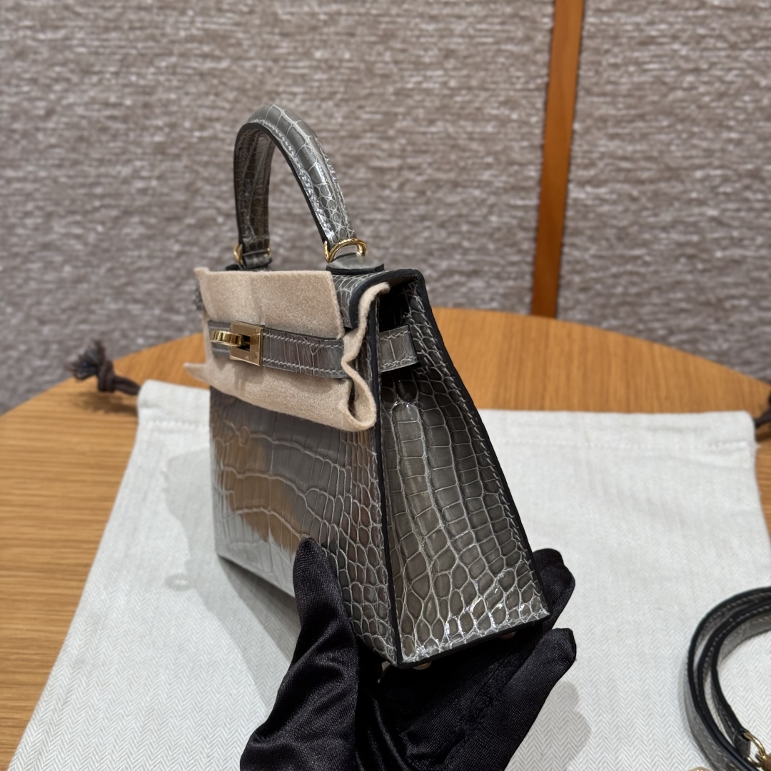 Hermes Kelly Mini 2 81Girs Tourerlle (Handmade to order)
