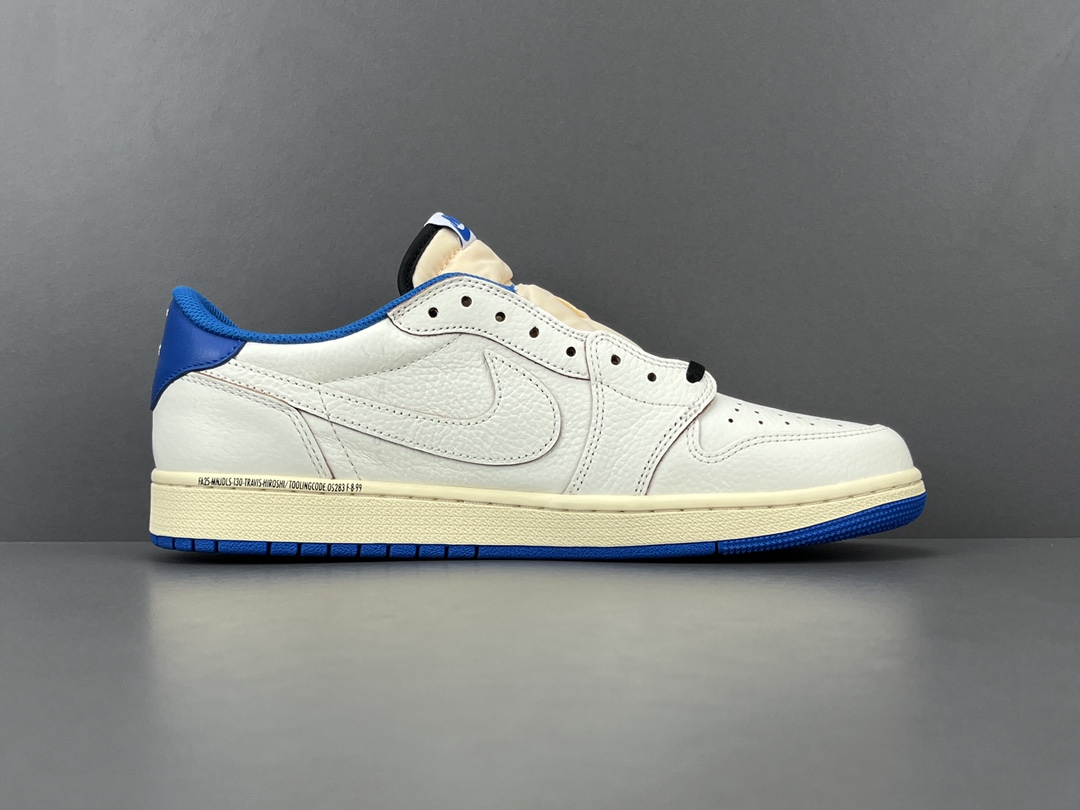 fragment design x Travis Scott x Air Jordan 1 Low OG SP AJ1 TS joint Fujiwara Hiroshi lightning hook 2.0 DM7866-104