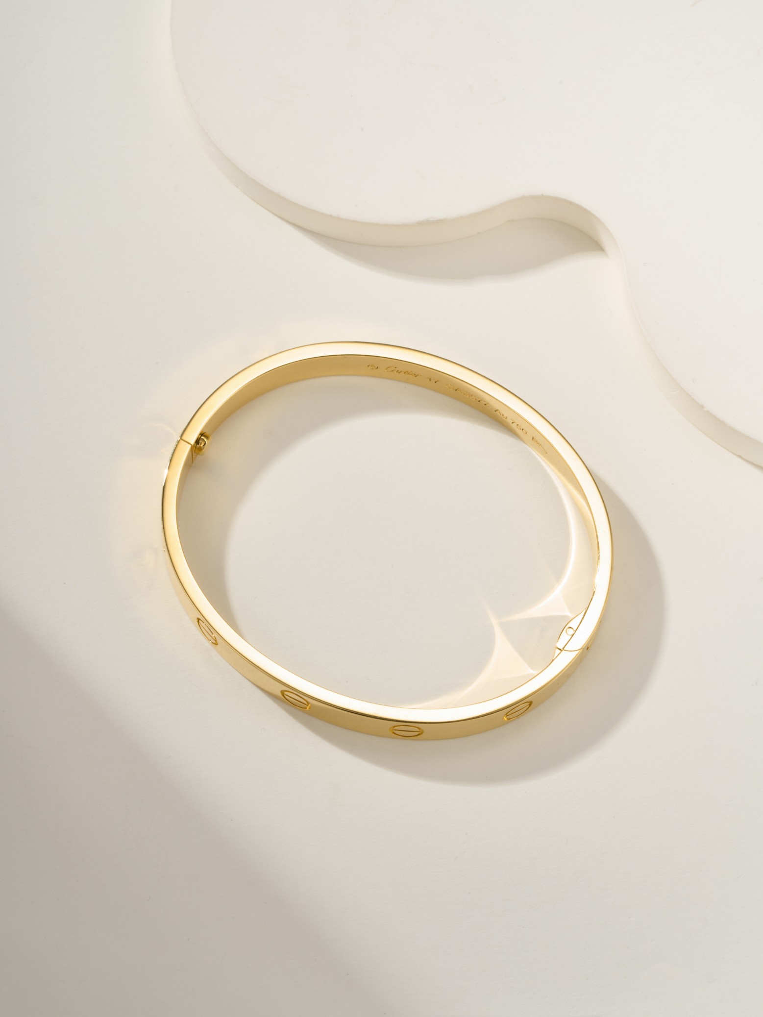Cartier 2025 6.1mm medium version single open diamond-free bracelet