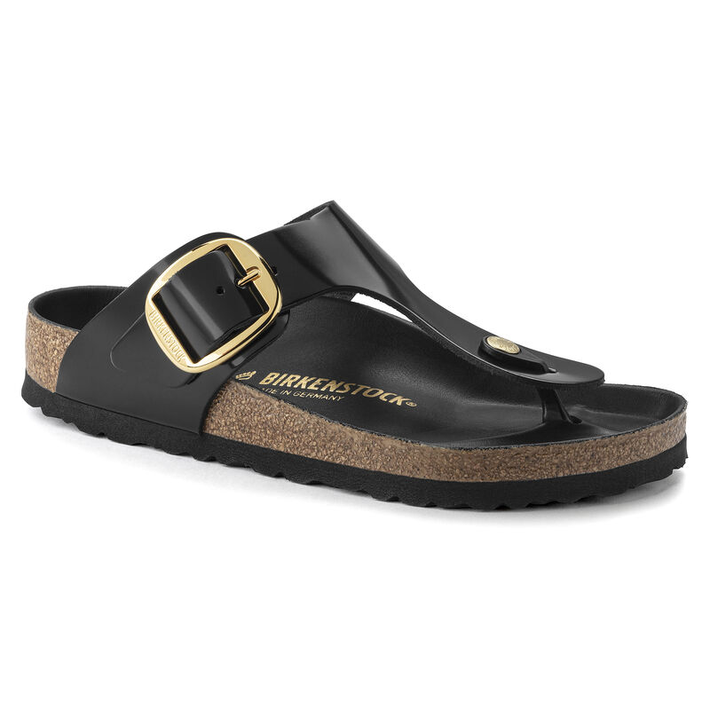 Gizeh Big Buckle Natural Leather Patent B-93226