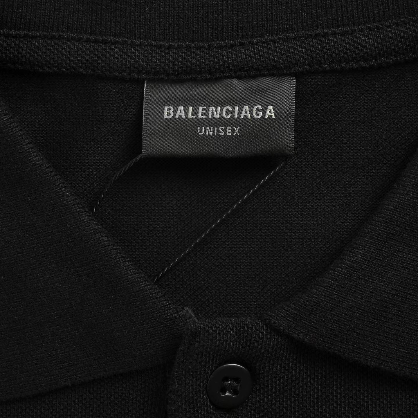 Balenciaga 25ss wheat ear red label embroidered Polo short sleeve