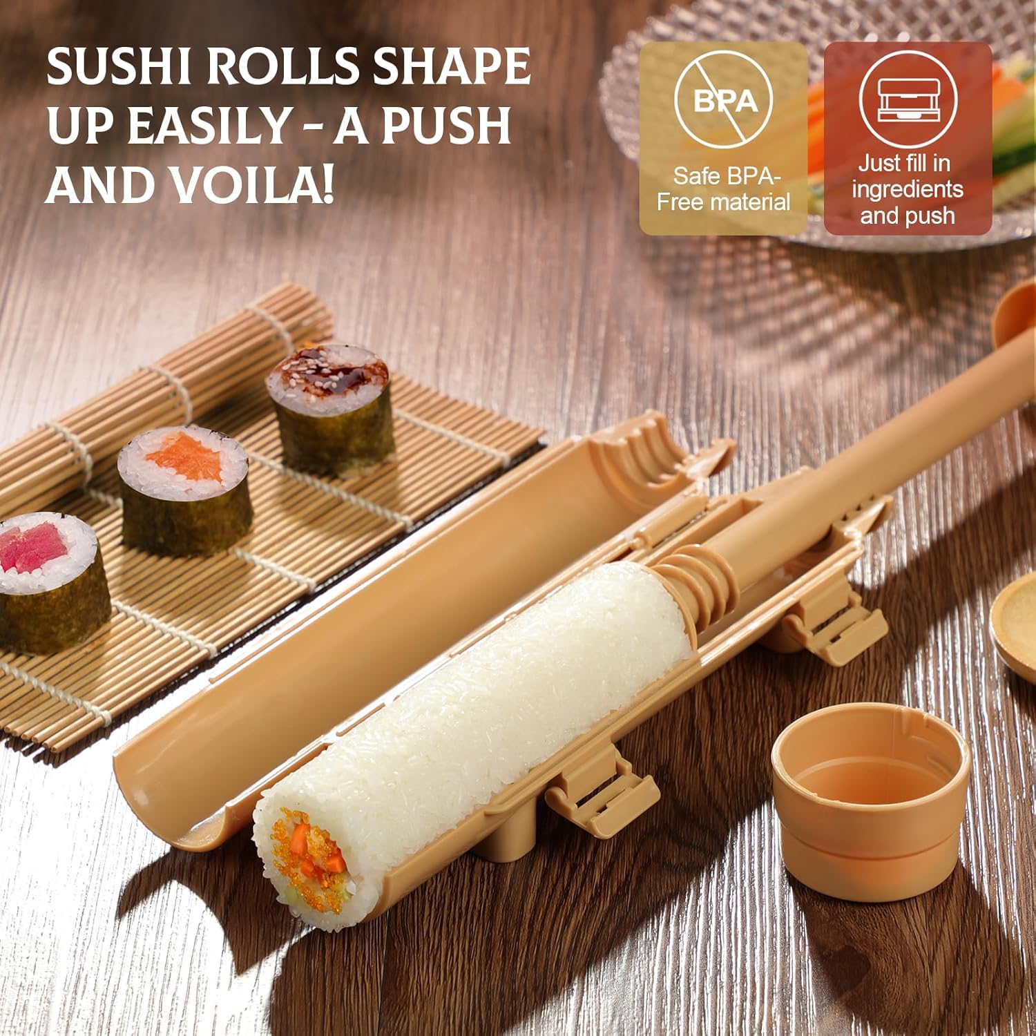 🔥Last Day Sale 50% OFF🔥Amazing Kitchem Finds- 15/24 in 1 Sushi Kit