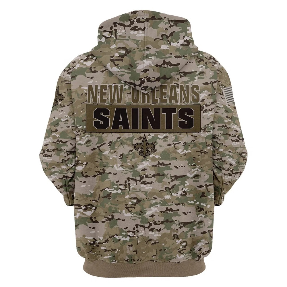 NEW ORLEANS SAINTS 3D HOODIE NNOS004