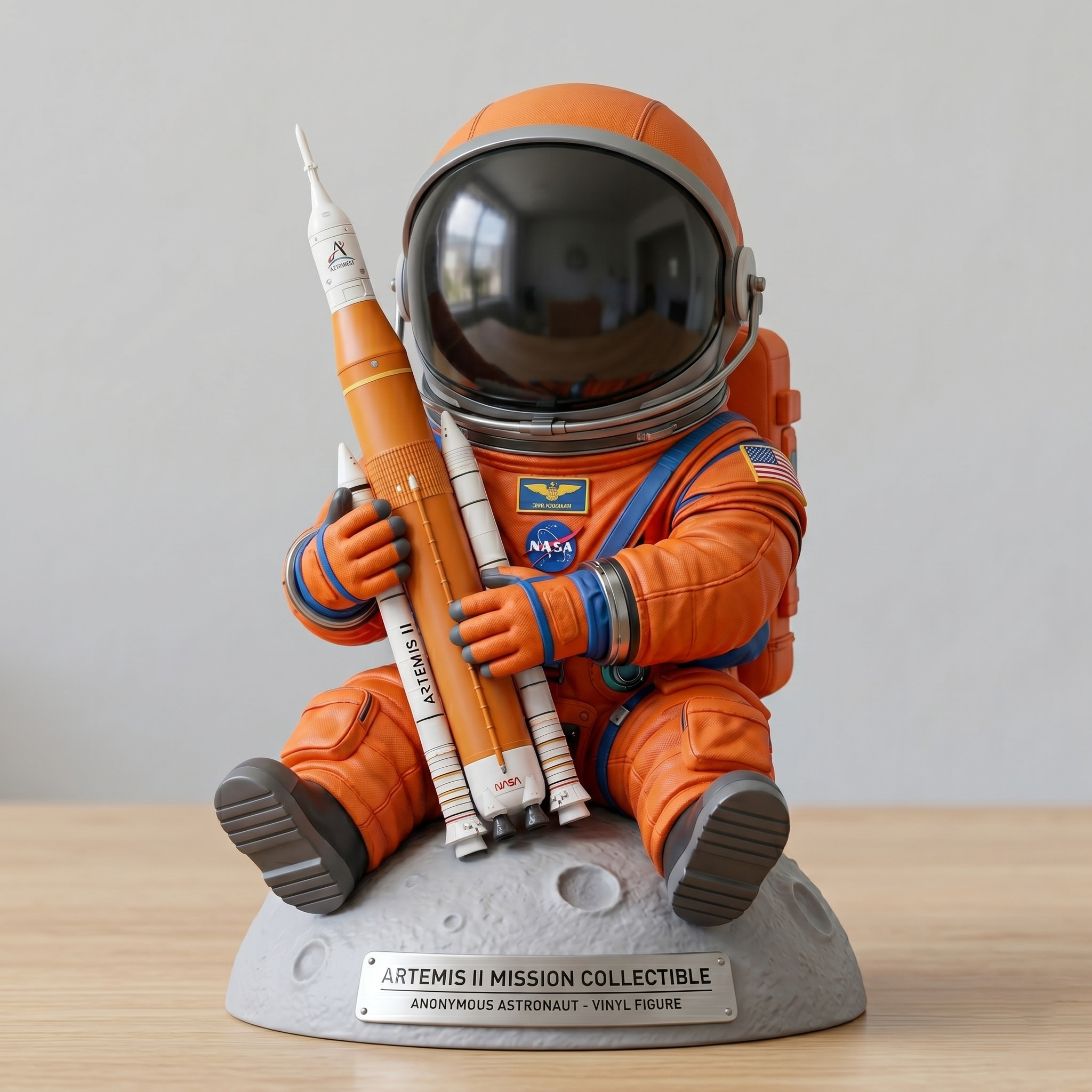 🚀 Artemis II: Moon Mission Astronaut – Future Explorer Figure 🌕