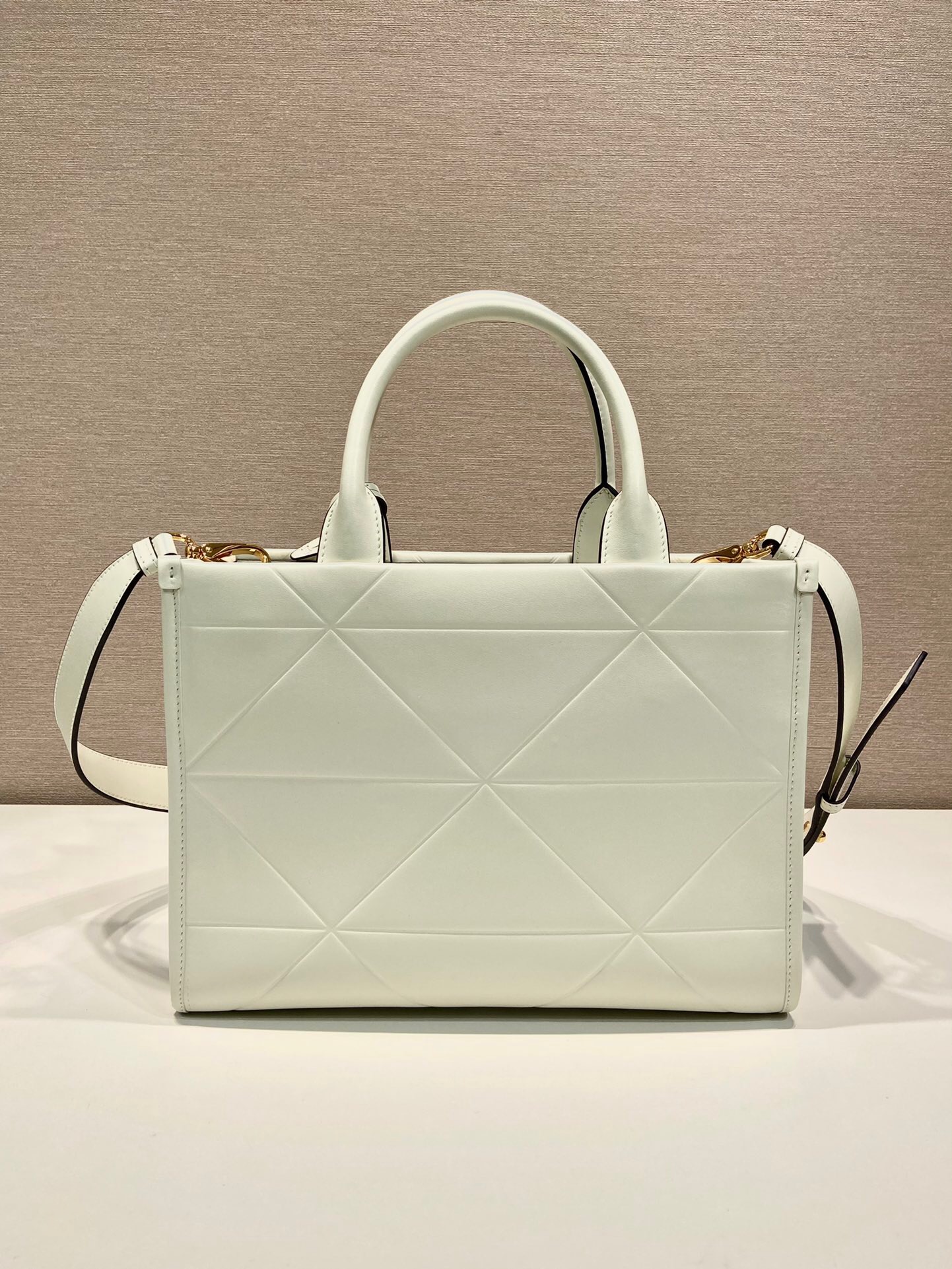 Prada Triangular Diamond Small Tote Bag 1BA379