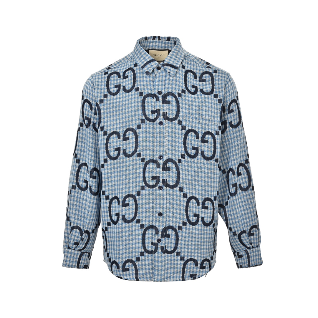 Gucci 24Fw Double G Check Shirt