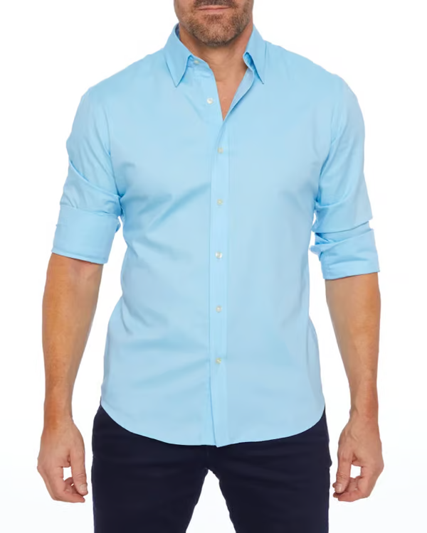 🔥 Last Day 70% OFF 🔥Oxford Stretch Zip Shirt (Buy 2 Free Shipping)