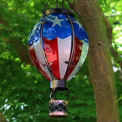 🔥Hot Sale Promotion 49% OFF - Solar Hot Air Balloon With simulated flame effect