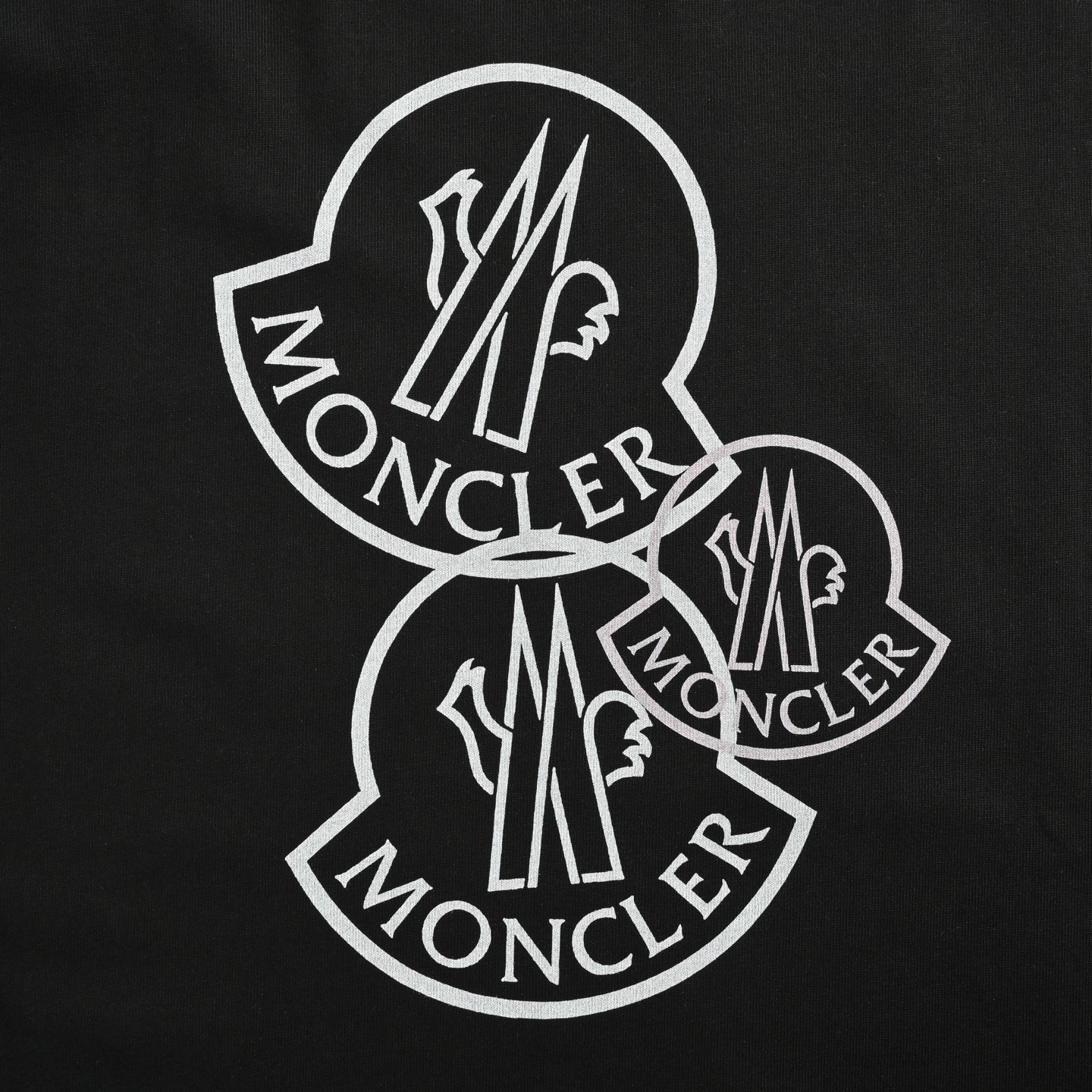 Moncler 25ss three logo print short sleeves