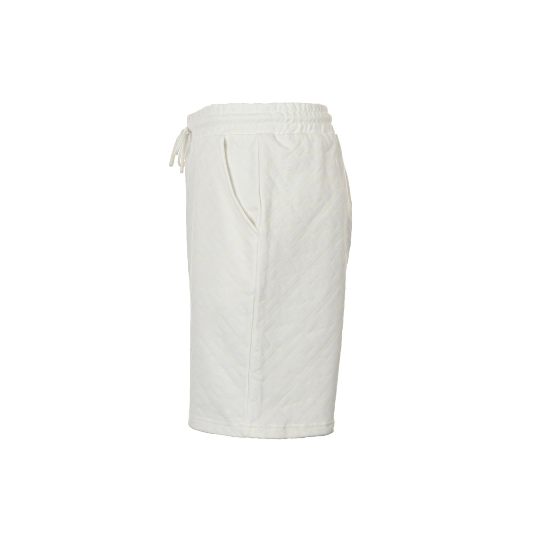 Fendi 24ss FF flocked twill lettering shorts