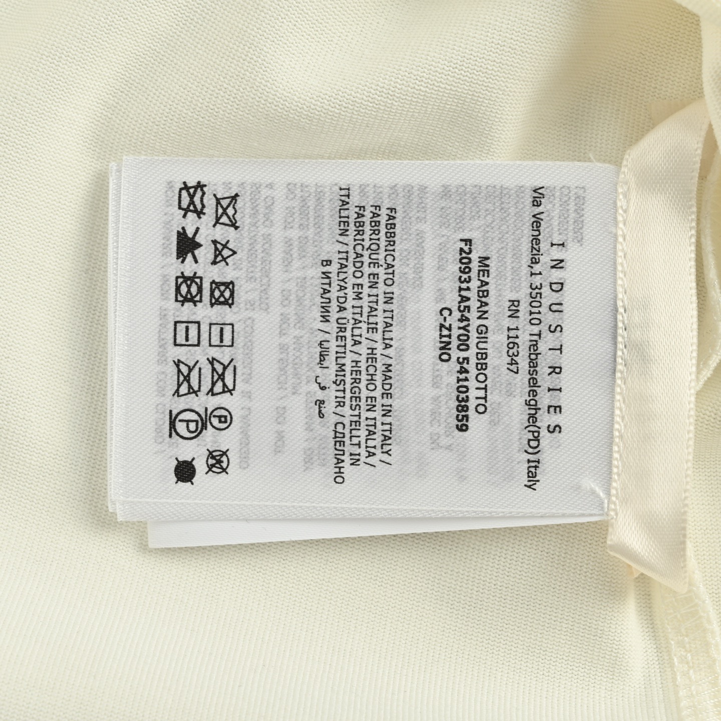 Moncler 25ss line double shadow letter print short sleeve