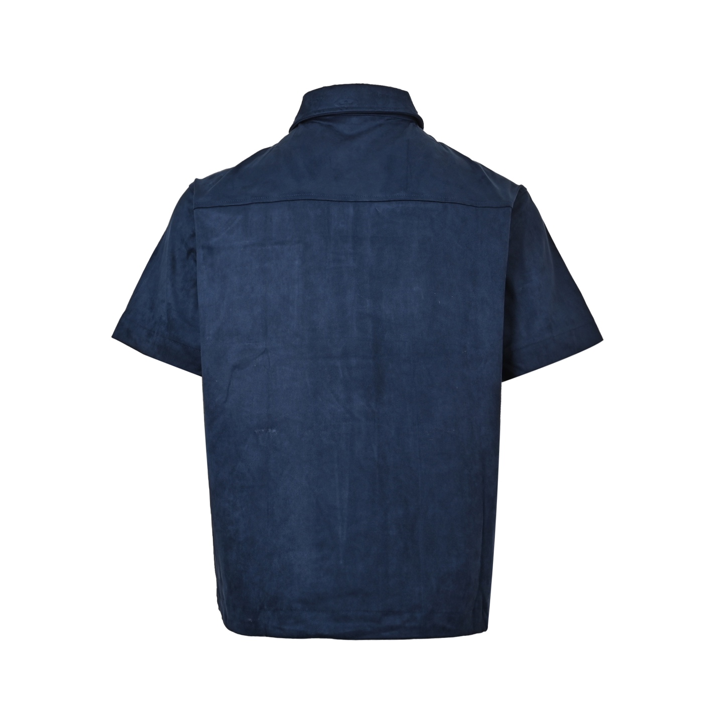 Louis Vuitton Pocket Monochrome Suede Shirt Short Sleeve