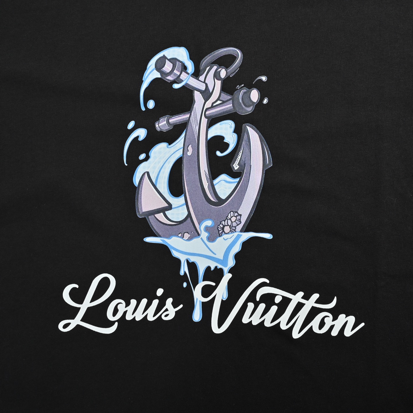 Louis Vuitton 25ss anchor print short sleeve