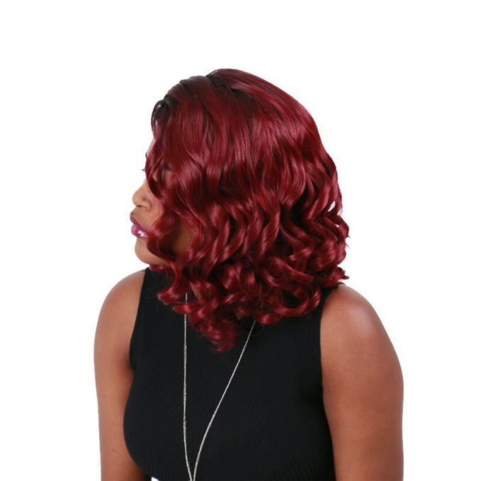 LunaWigs Gorgeous Bob Wave Curly Wigs for Women