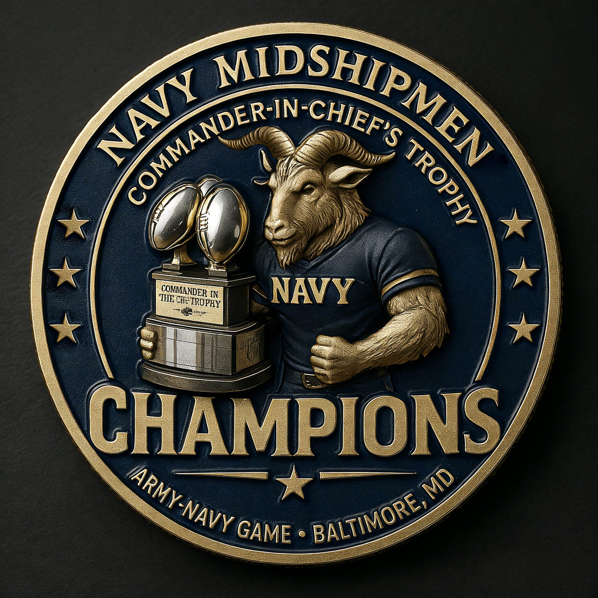 Navy Midshipmen Commander-in-Chief’s Trophy Champions Commemorative Coin
