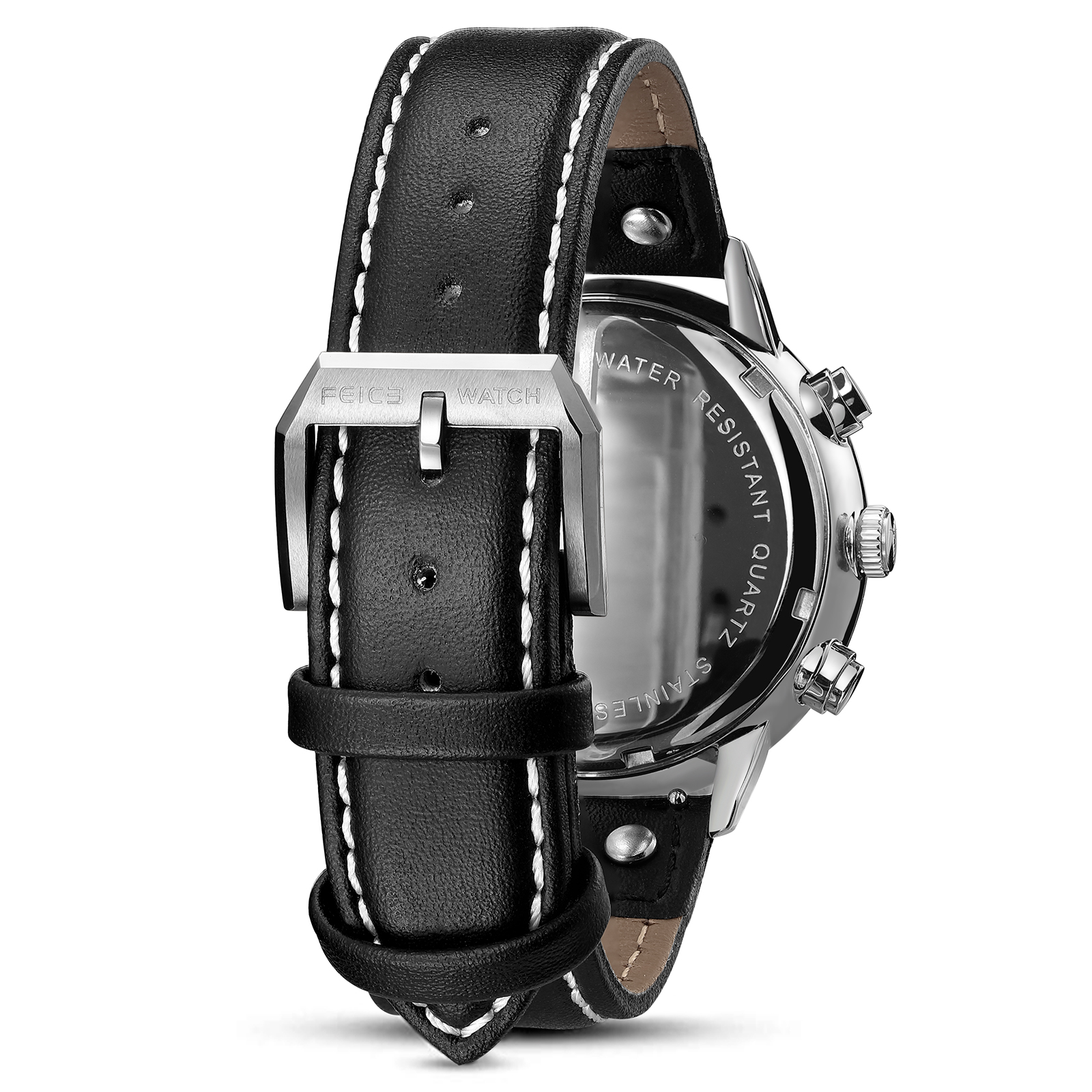 FEICE FS303 Men's Wrist Watch with Japanese Quartz Movement Date Multi