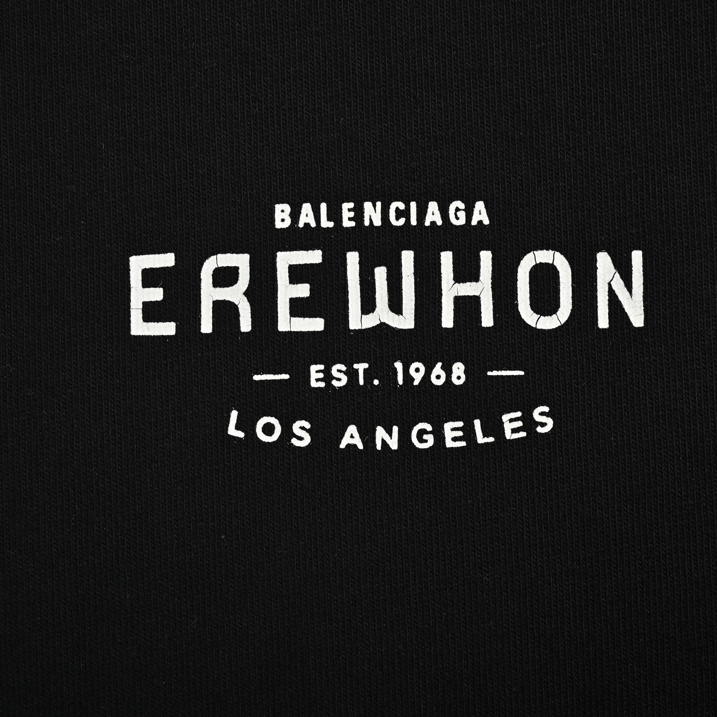 Balenciaga 25ss EREWHON supermarket joint printed short sleeves