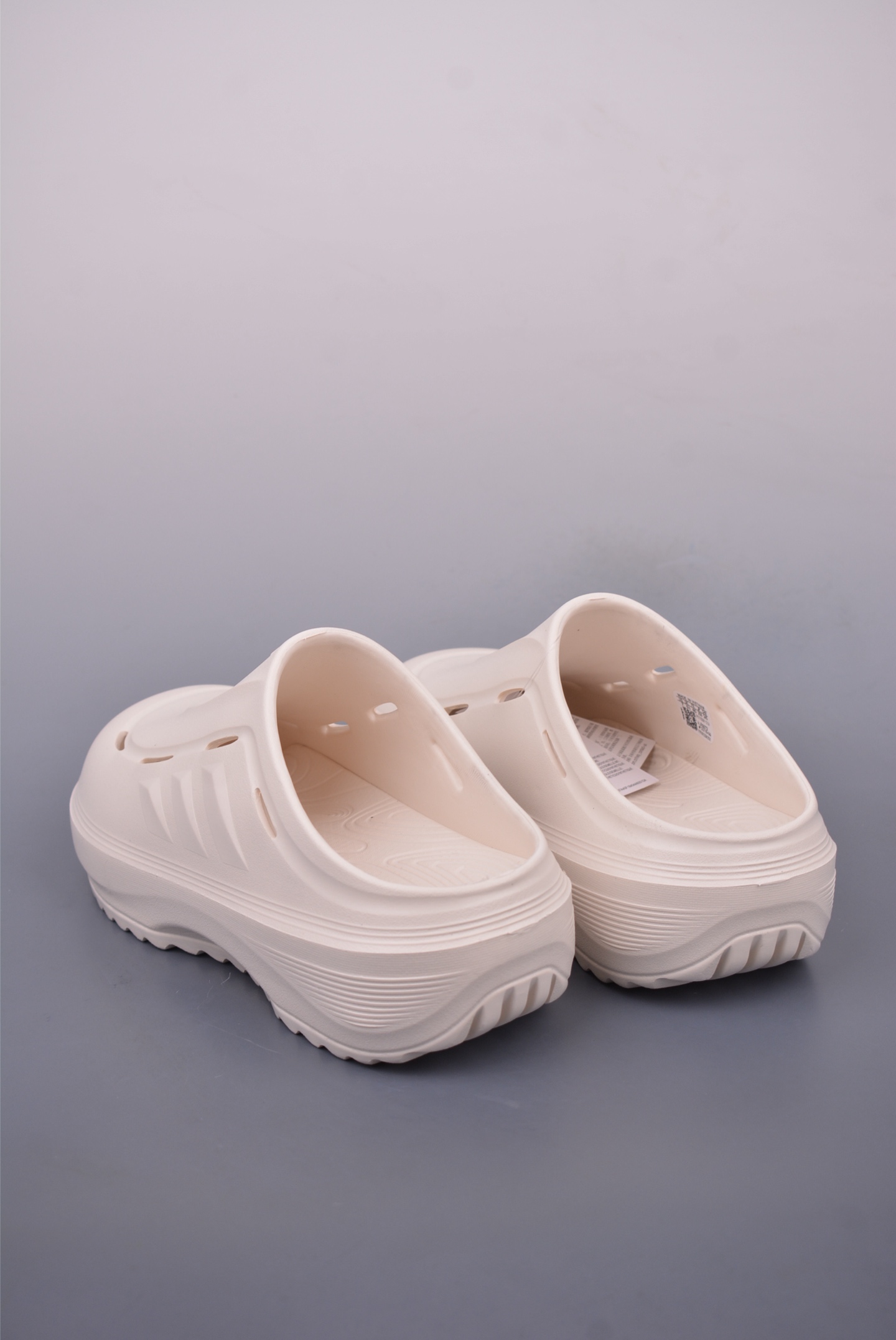 Adidas Ozwave Clog Slides White Marble JR6758