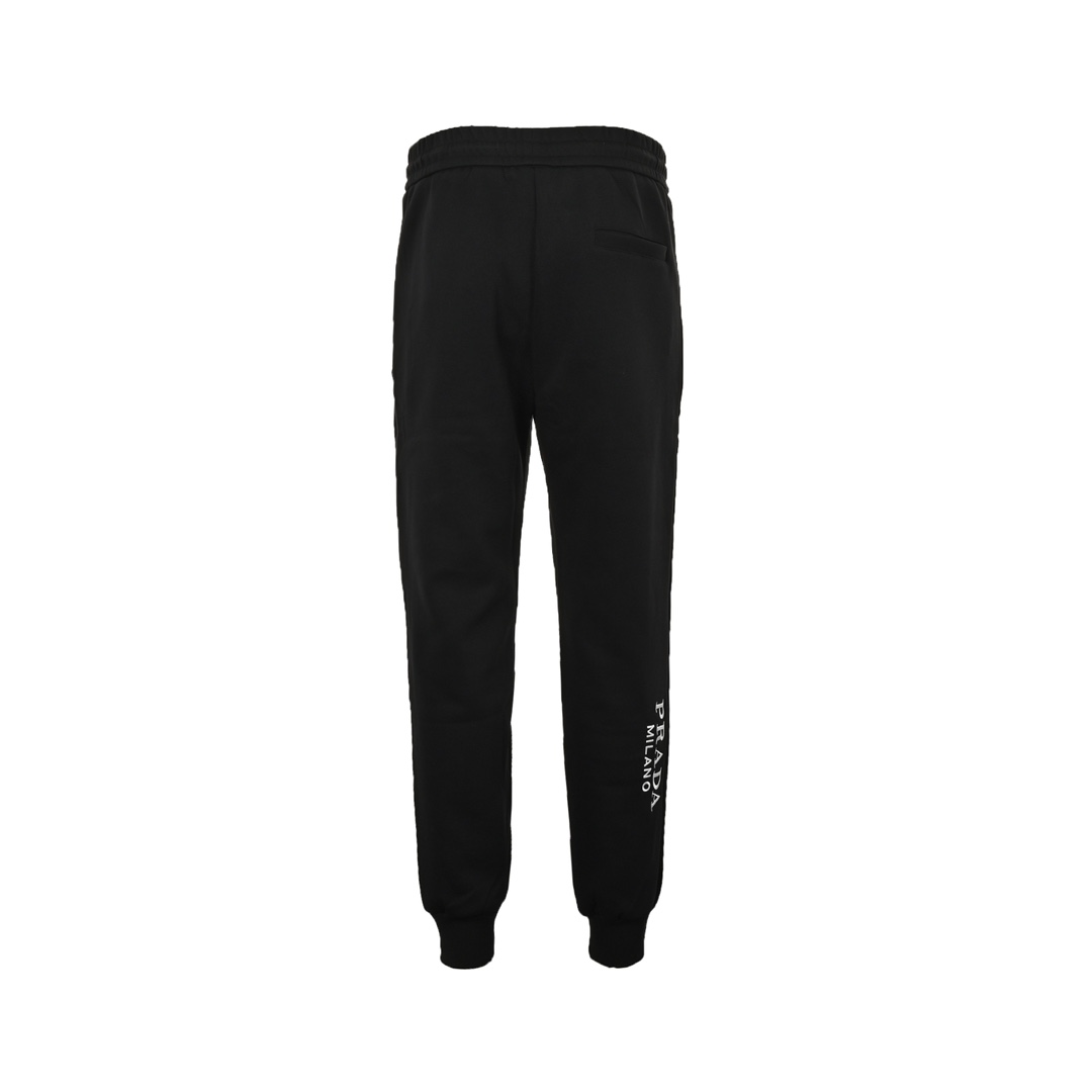 Prada embroidered logo trousers