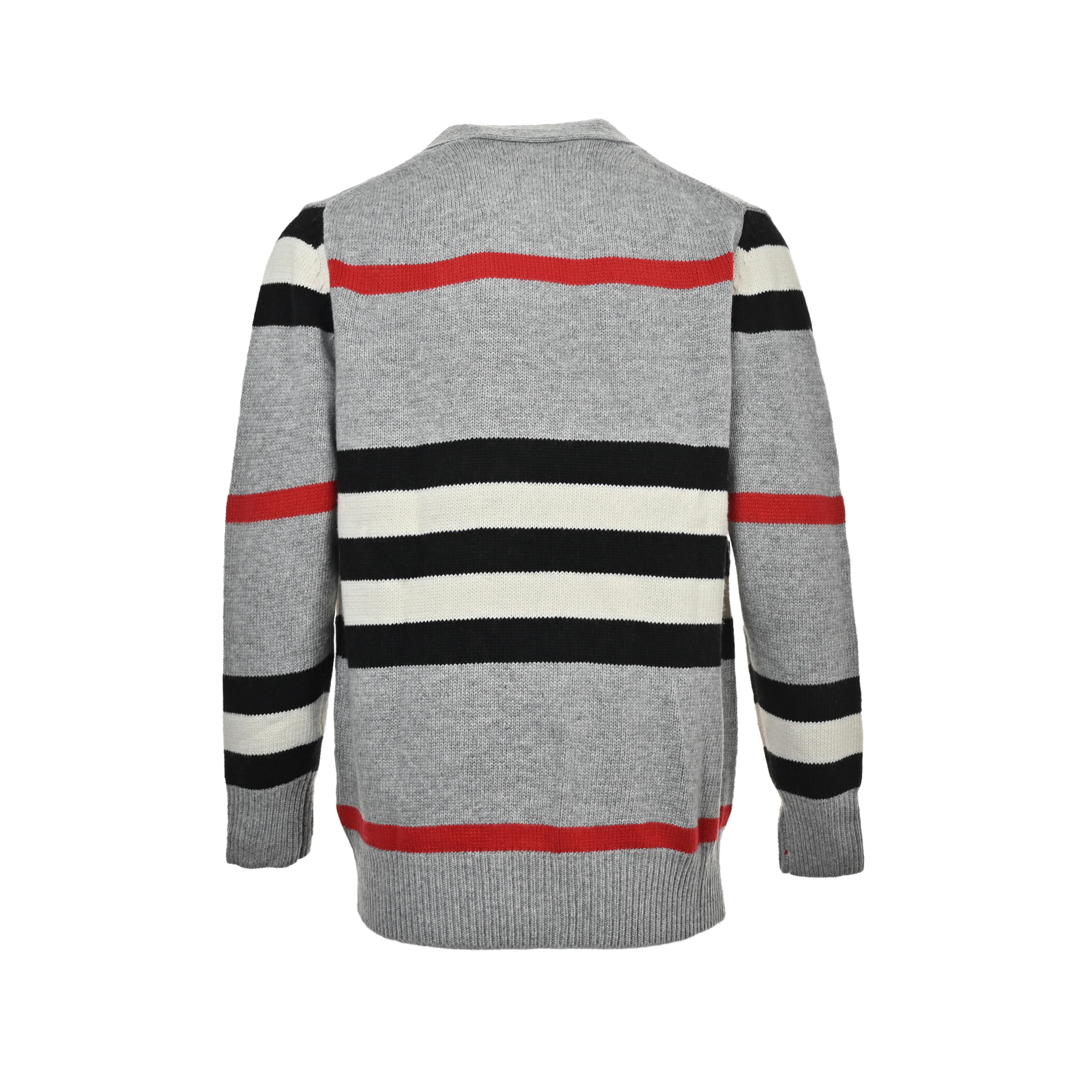 Burberry 24Fw Intarsia Collaboration Wool Cardigan