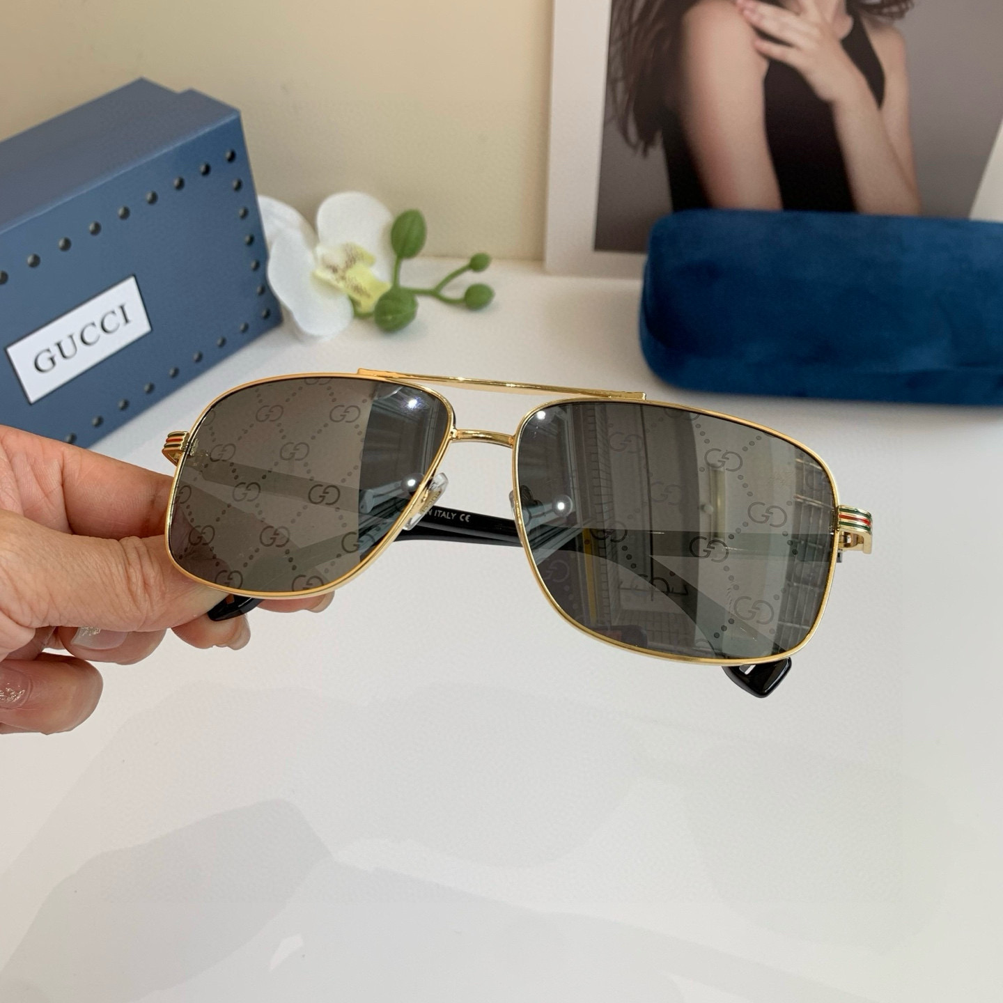Gucci Round Frame Sunglasses