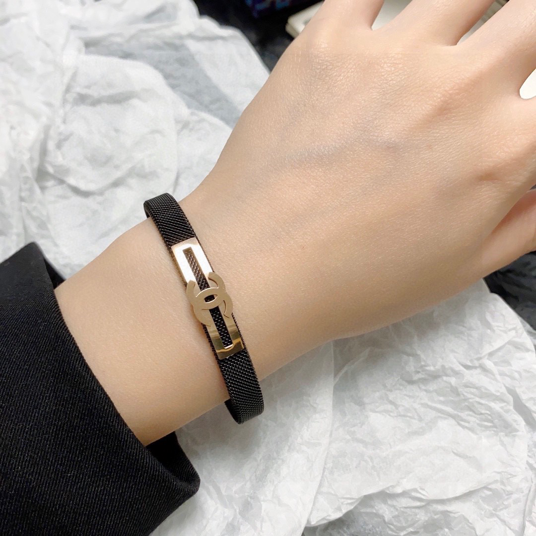 Chanel carbon black bracelet