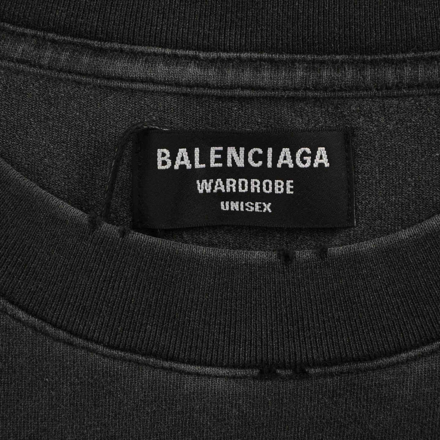 Balenciaga 25ss crown hot diamond fried salt hole short sleeve