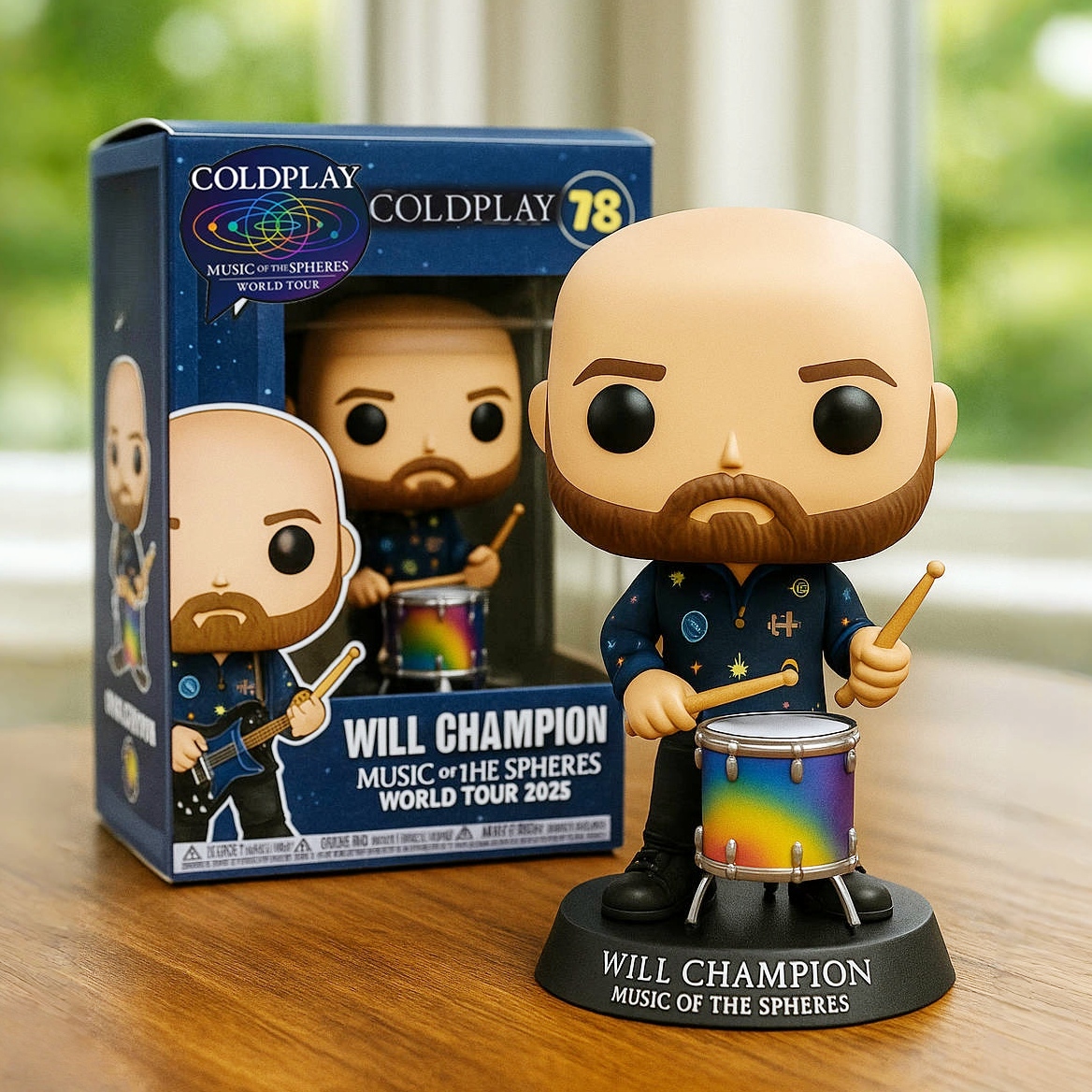 Coldplay Music of the Spheres World Tour 2025 POP! Figure!