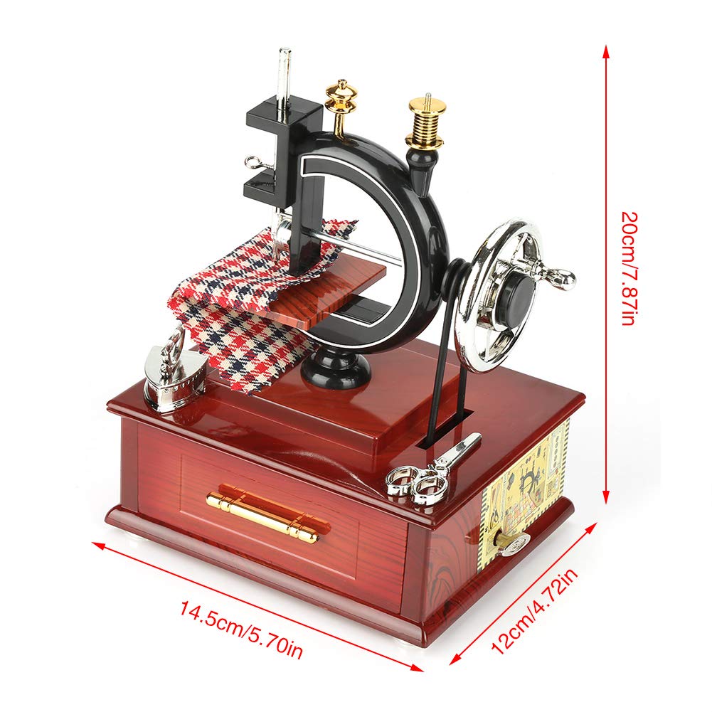 🔥Mother's Day Early Sale-[SAVE 50% OFF]--Wood Sewing Machine Music Box-BUY 2 GET 10% OFF & FREE SHIPPING NOW