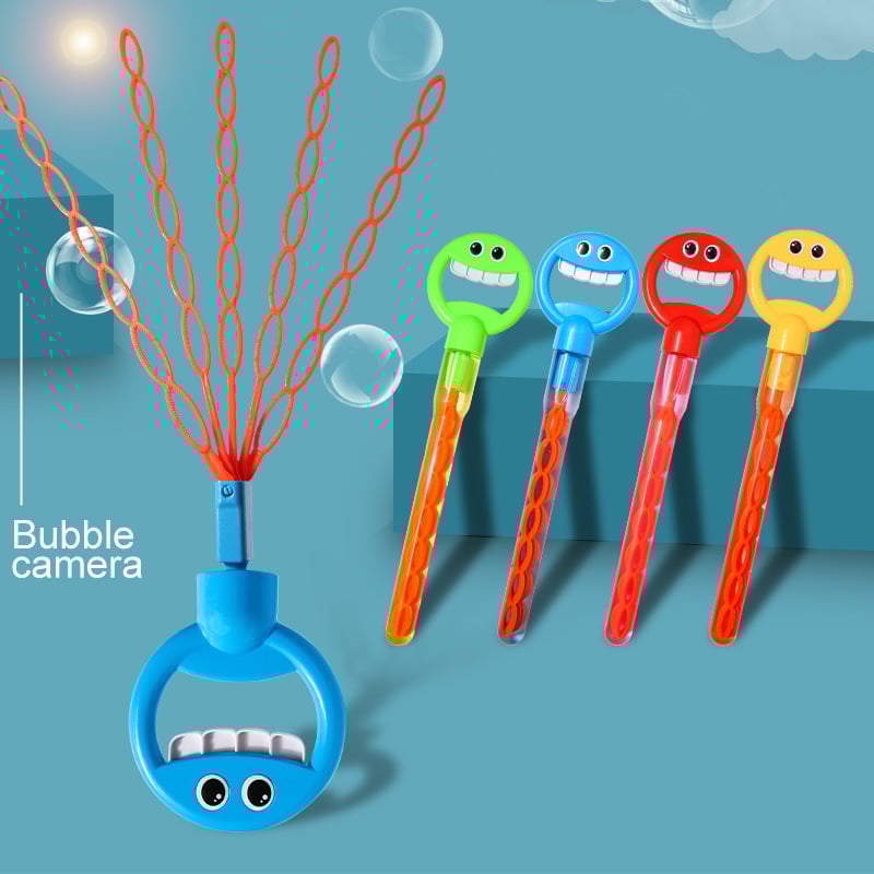 Five-claw 32-hole bubble toy（Each bubble wand comes with two packs of bubble liquid）