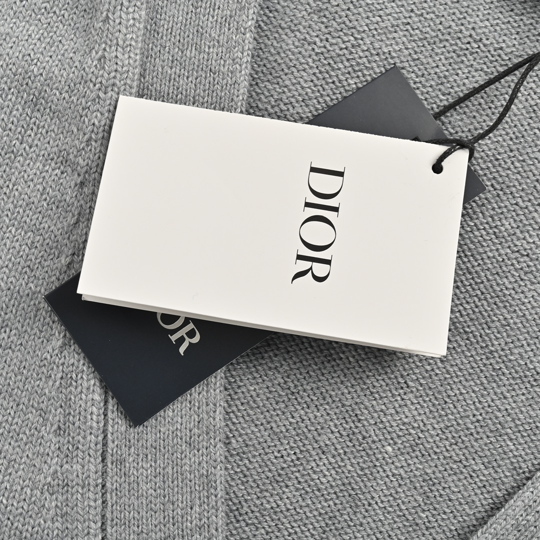 Dior 24Fw signature monogram embroidered cardigan sweater