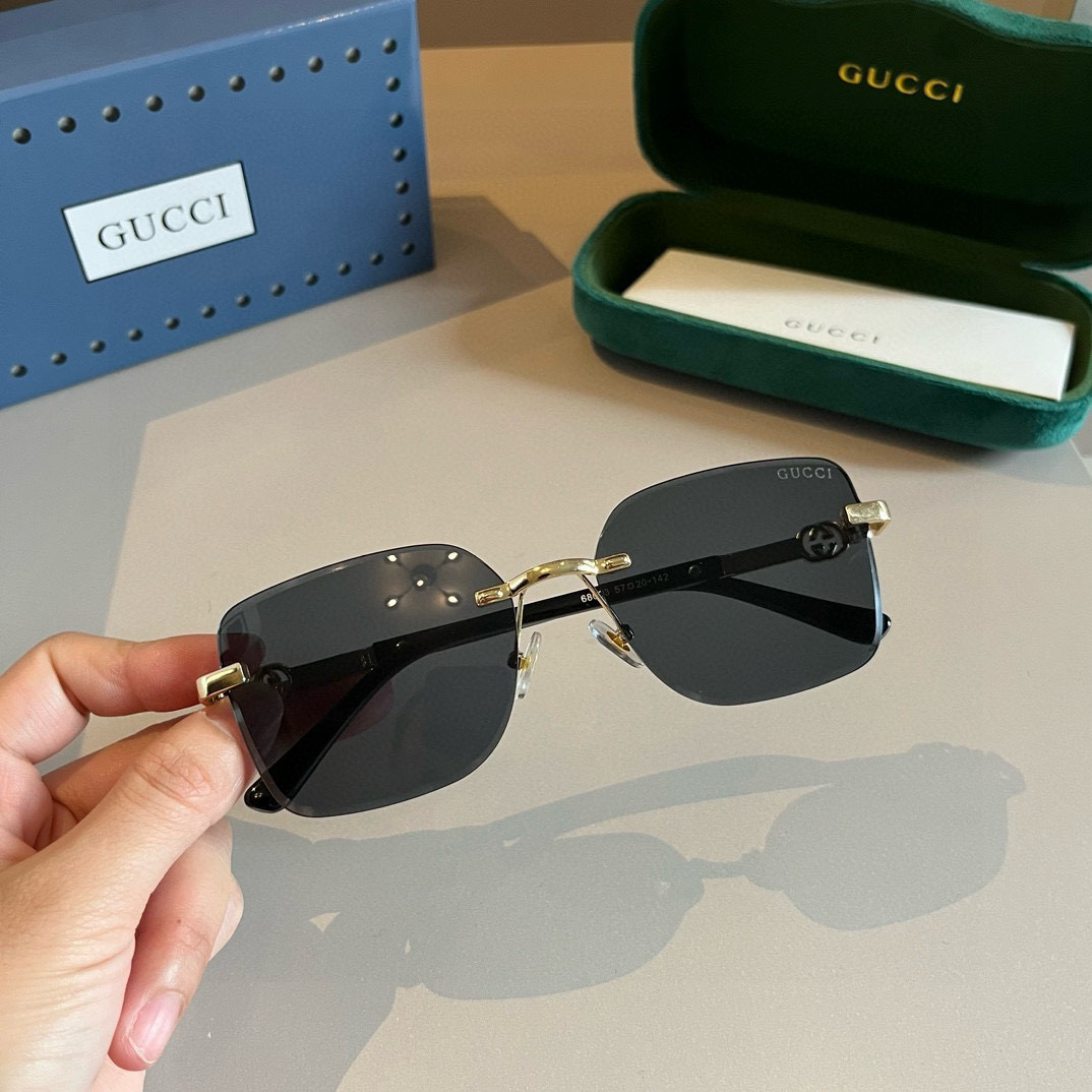 Gucci rimless sunglasses
