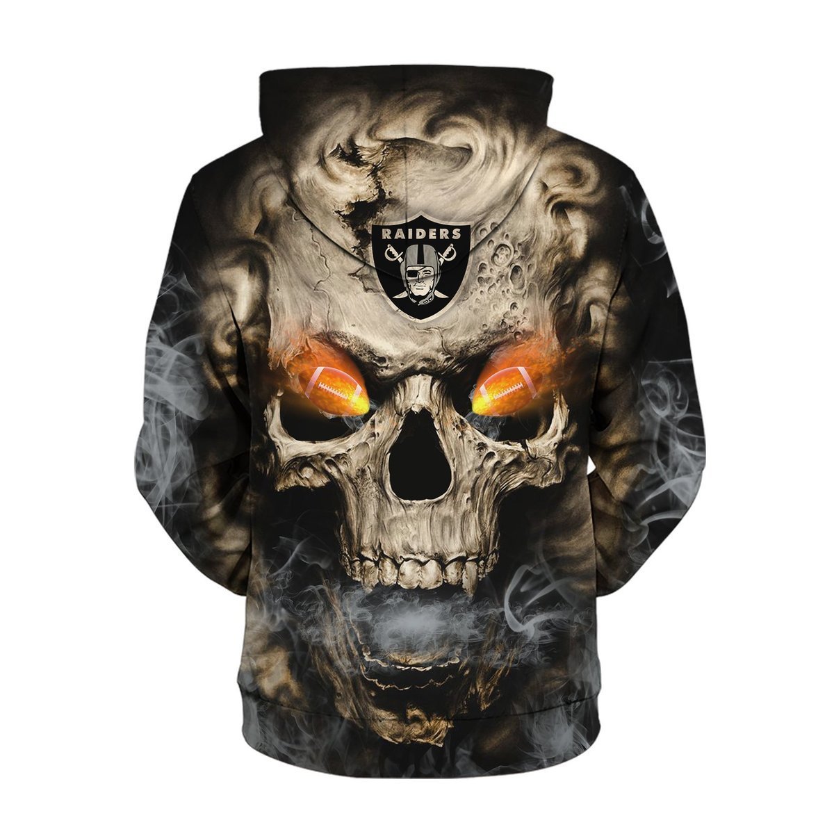 RAIDERS 3D HOODIE SKULL 08