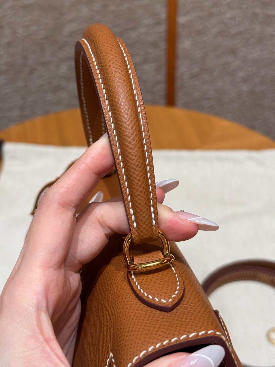 Hermès Kelly 37gold Handbag (Handmade to Order)