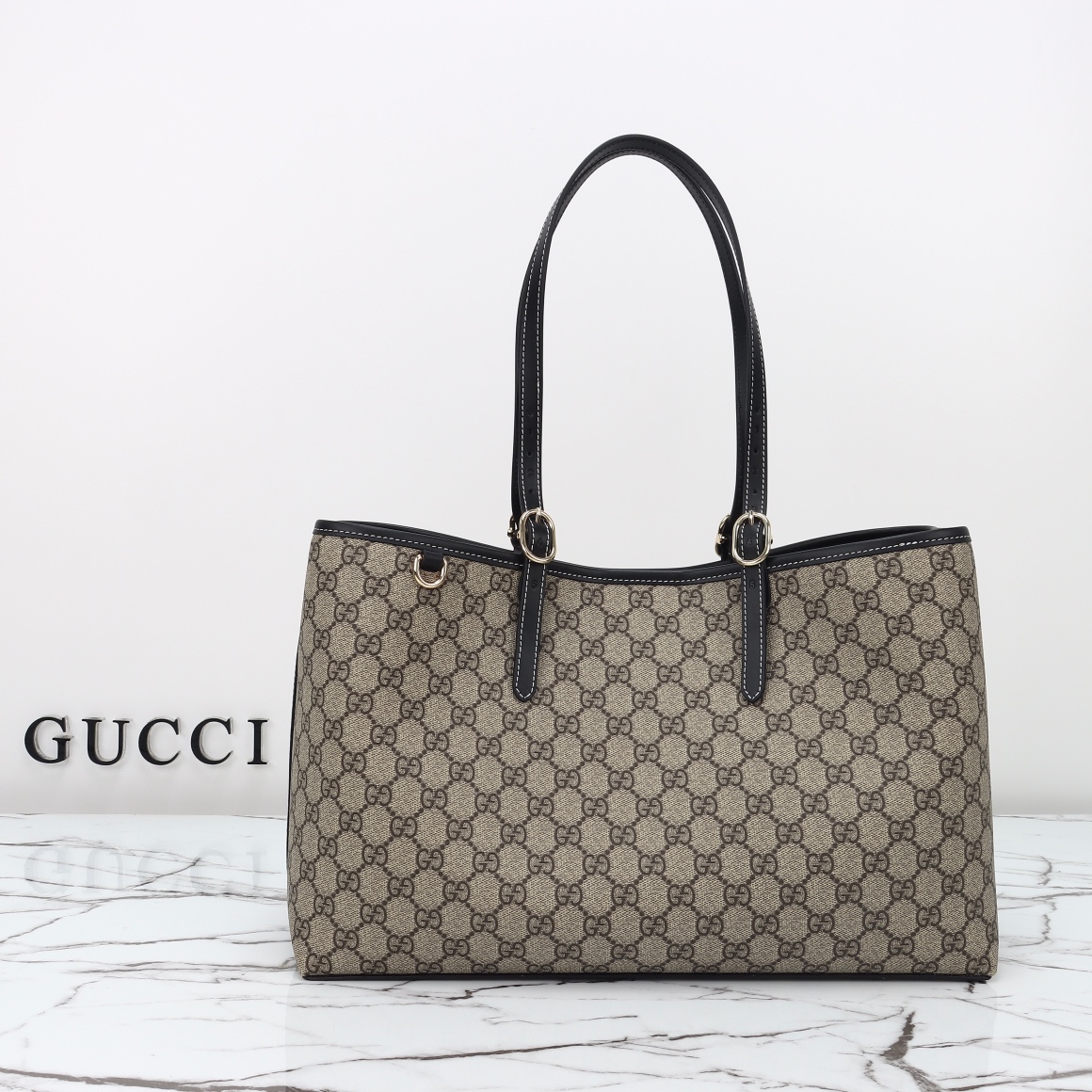 Gucci GG Emblem XL Tote Bag 815213 FAD6L 9741