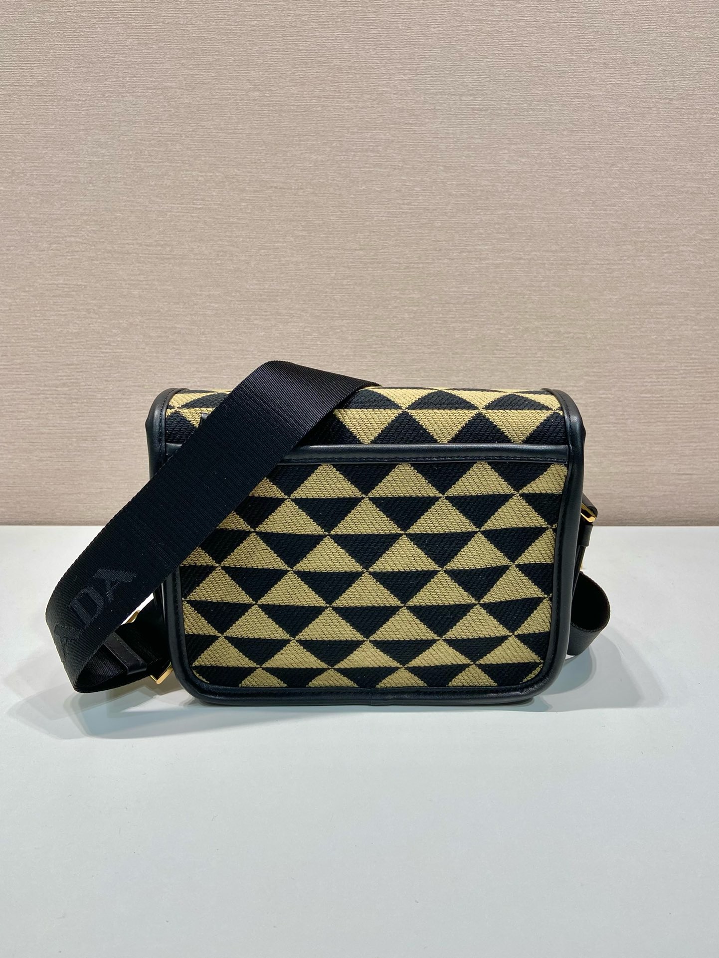 Prada Embroidered Fabric Messenger Bag 2VD034