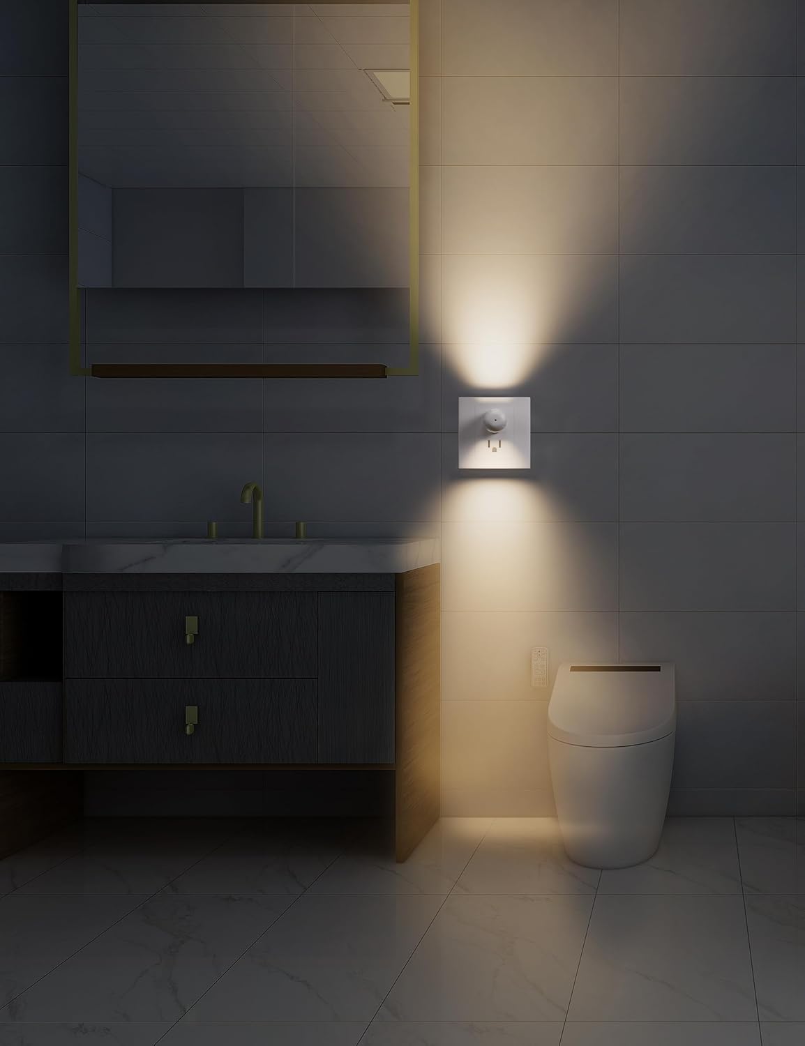 💡💡6-Pack LED Night Light Plug-in Wall Outlet Light
