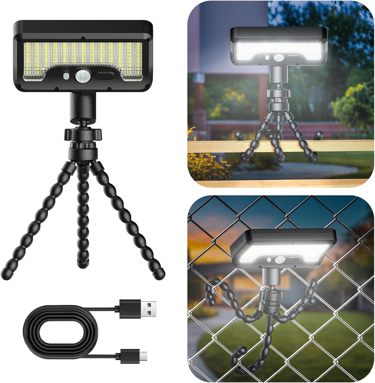 92 LED Octopus Solar Lights Outdoor with Motion Sensor