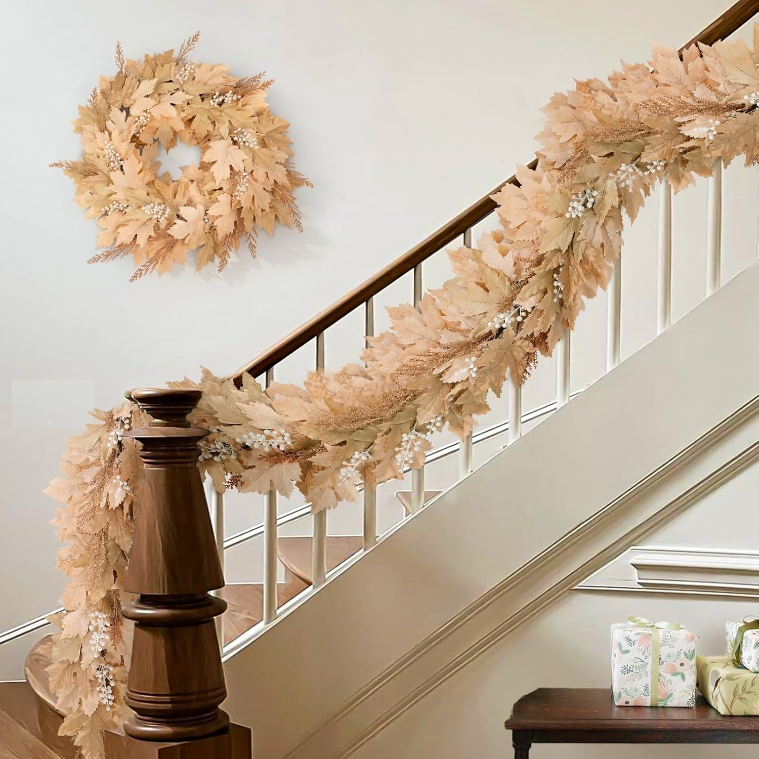 ✨Flash Sale✨6Ft Artificial Berry Cypress Leaves Garland