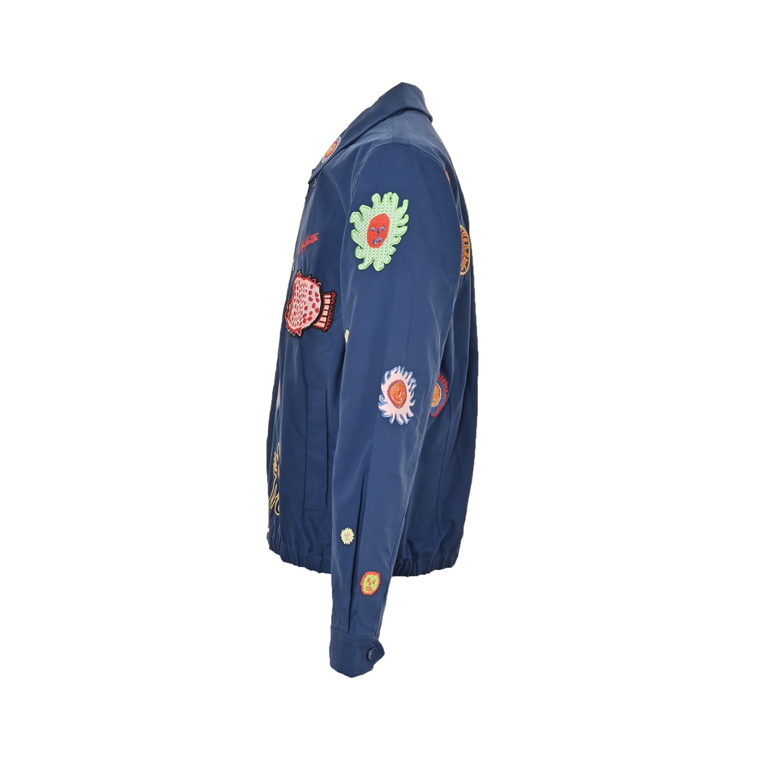 Louis Vuitton 24Fw Yayoi Kusama sunfish embroidered jacket