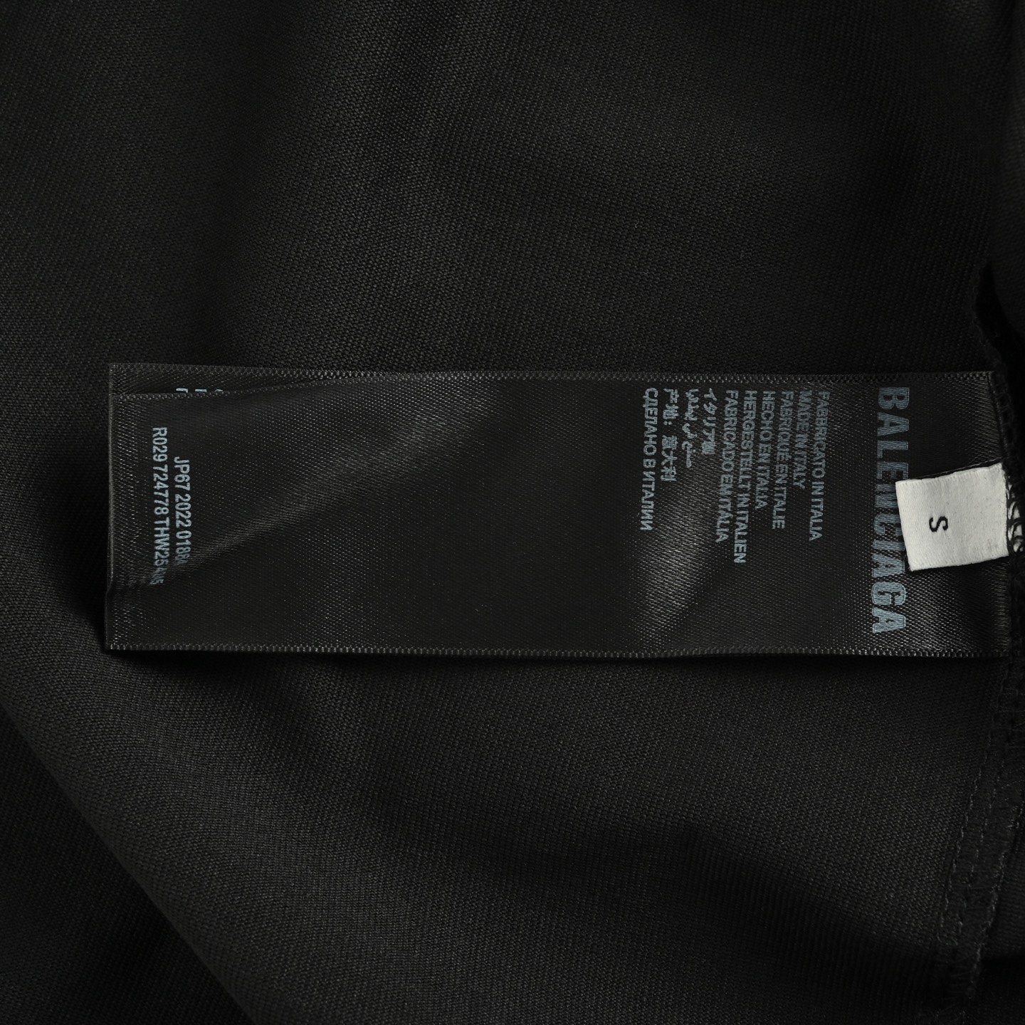 Balenciaga 25ss double B blurred graffiti short sleeve