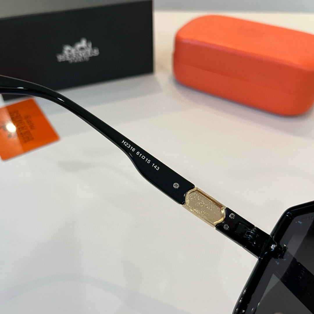 Hermes Square Frame Sunglasses