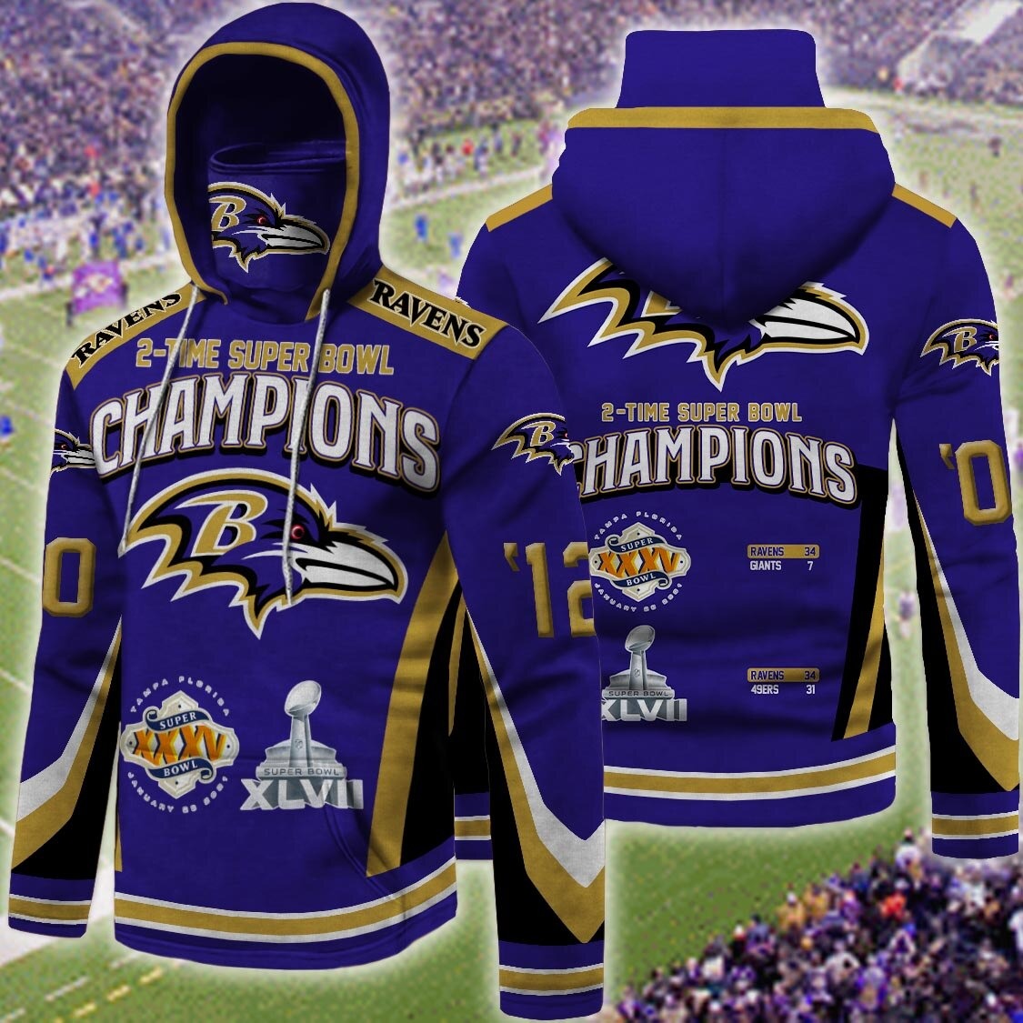BALTIMORE RAVENS 3D BR130