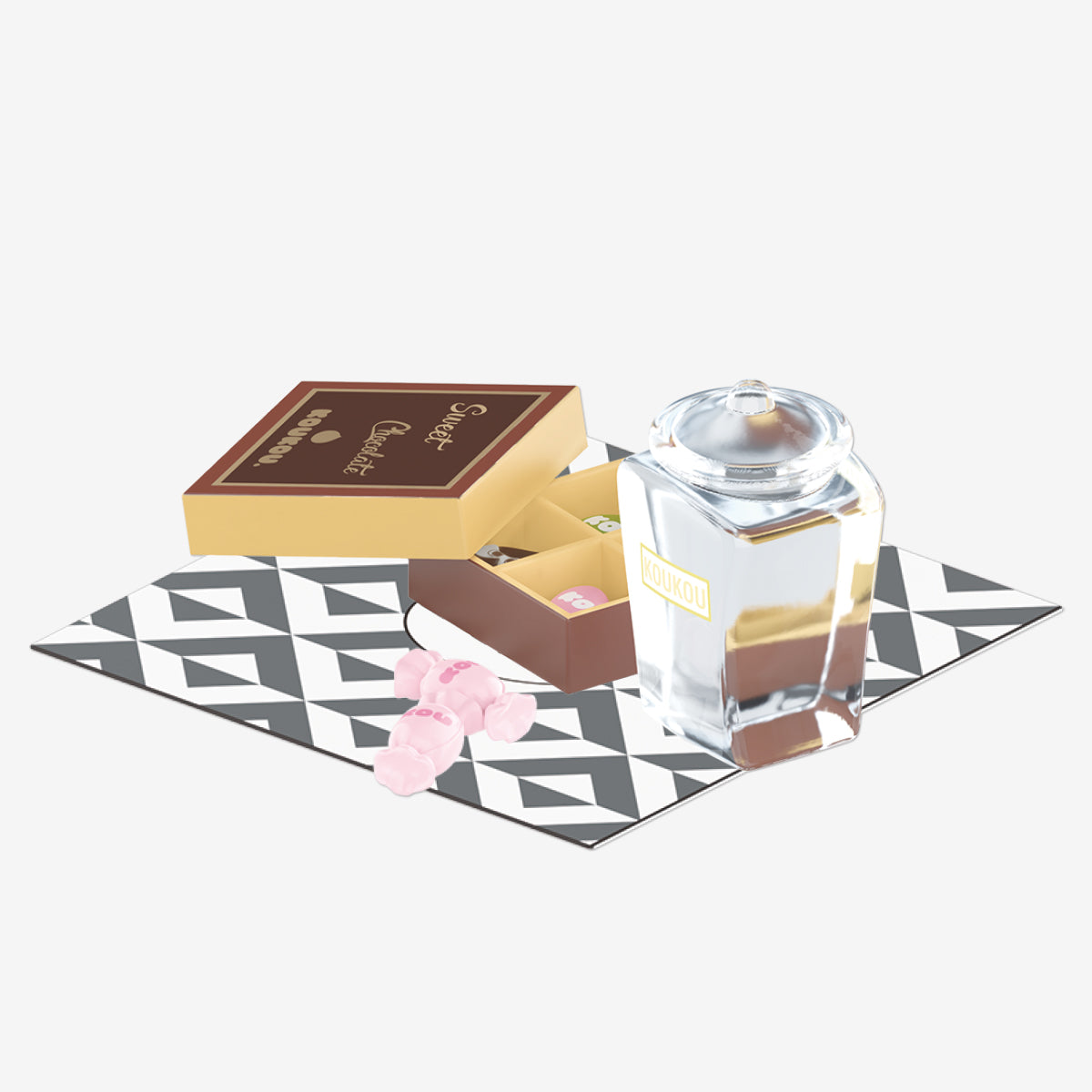 POP MART DreamWorks KouKou Leisurely Afternoon Tea Series Prop [1 Blind Box]